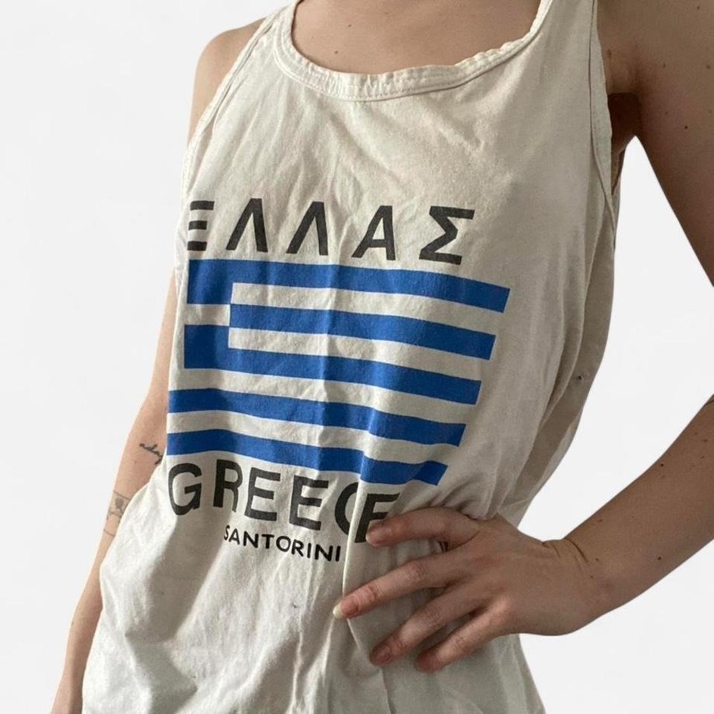 Vintage tank from Santorini Greece